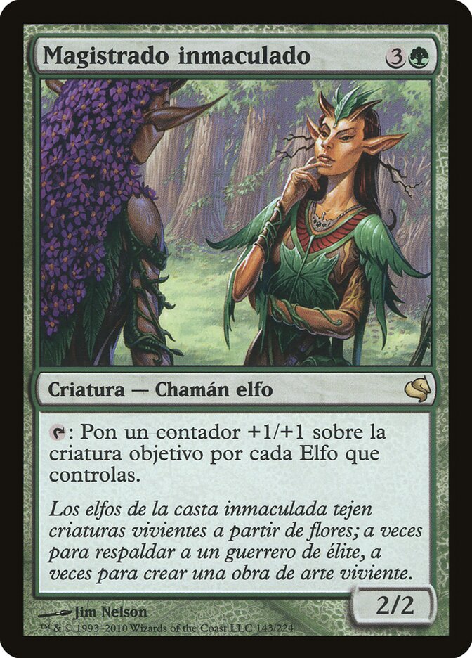 Immaculate Magistrate (Spanish) - "Magistrado inmaculado"