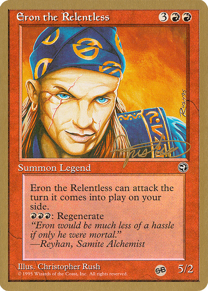 Eron the Relentless - 1996 Mark Justice (HML) (SB)