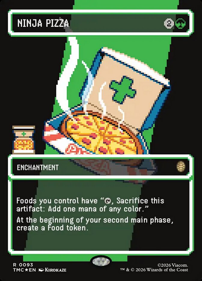 Ninja Pizza (Borderless) (Surge Foil)