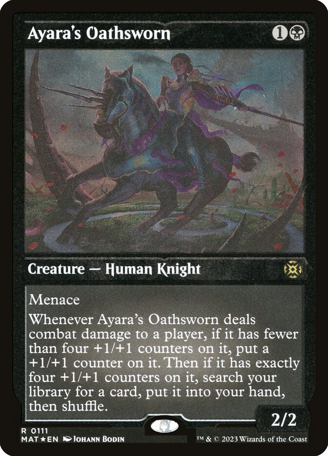 Ayara's Oathsworn (Foil Etched)