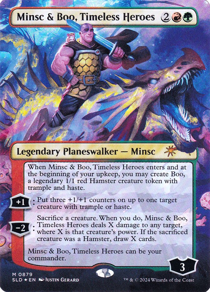 Minsc & Boo, Timeless Heroes (Rainbow Foil)