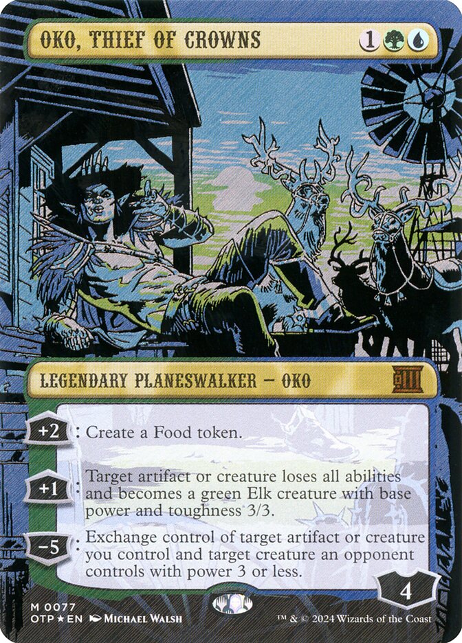 Oko, Thief of Crowns (Textured Foil)