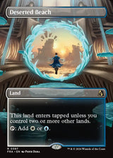 Deserted Beach (Borderless) (FRA 397) - Magic: The Gathering