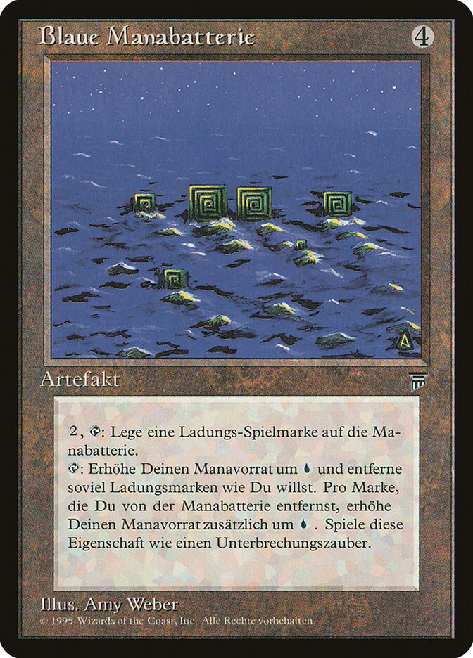 Blue Mana Battery (German) - "Blaue Manabatterie"