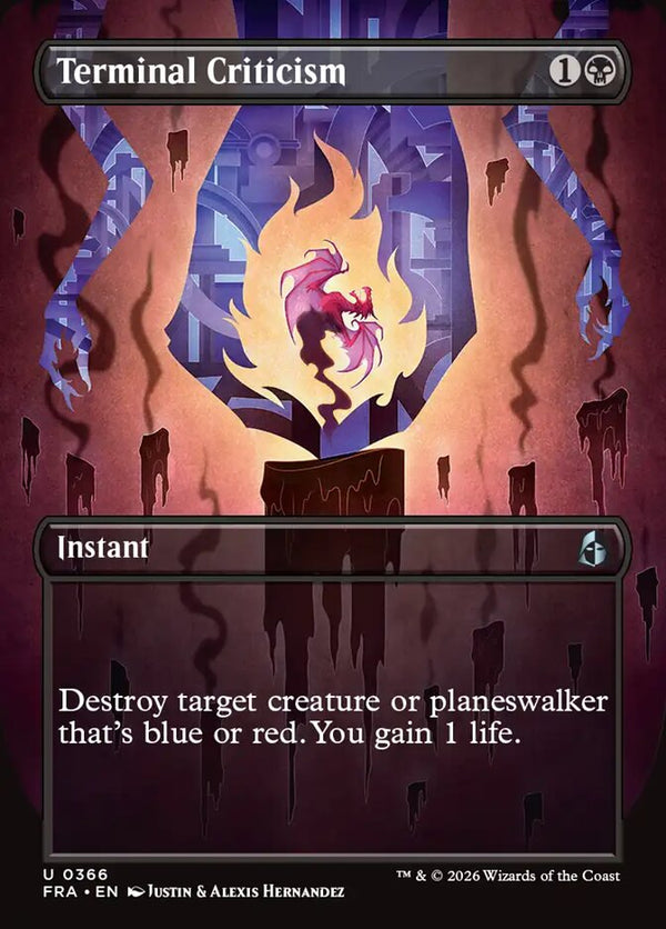 Terminal Criticism (Borderless) (FRA 366) - Magic: The Gathering