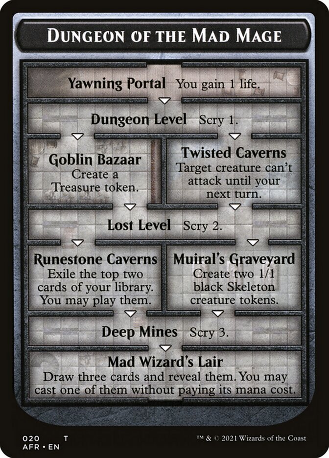 Dungeon of the Mad Mage Token (AFR)