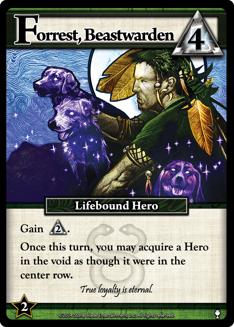Ascension: Forrest, Beastwarden Promo Card