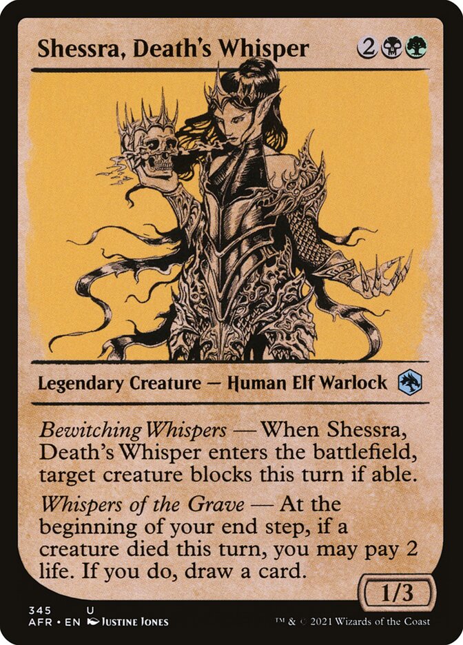 Shessra, Death's Whisper (Showcase)