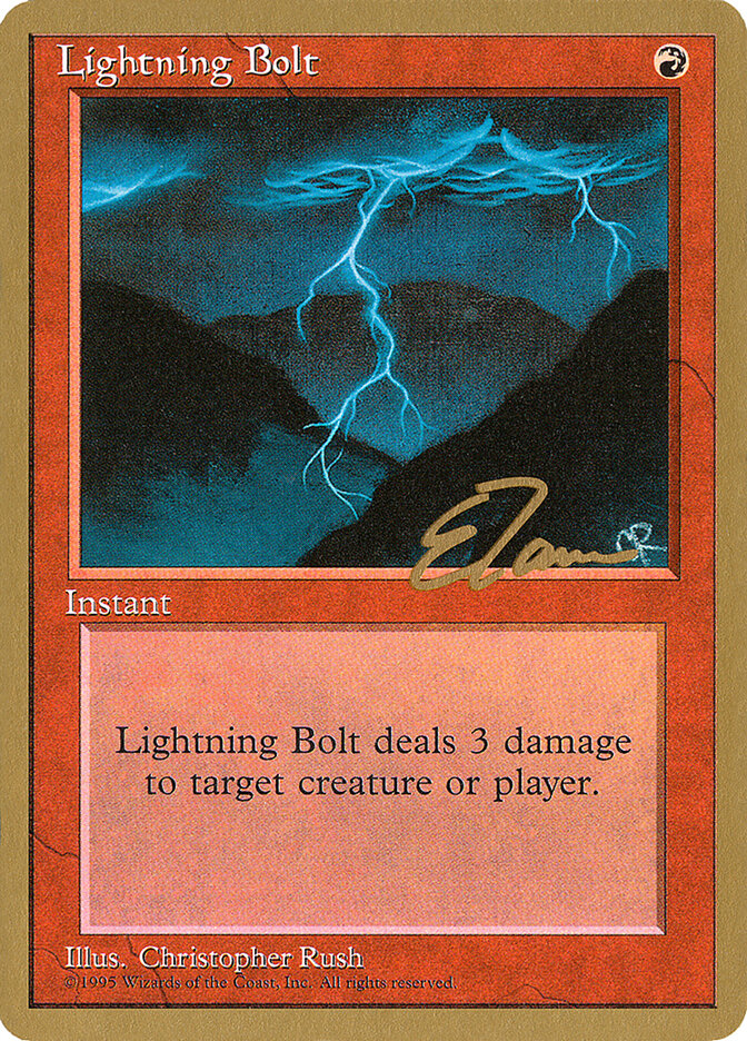 Lightning Bolt - 1996 Eric Tam (4ED)