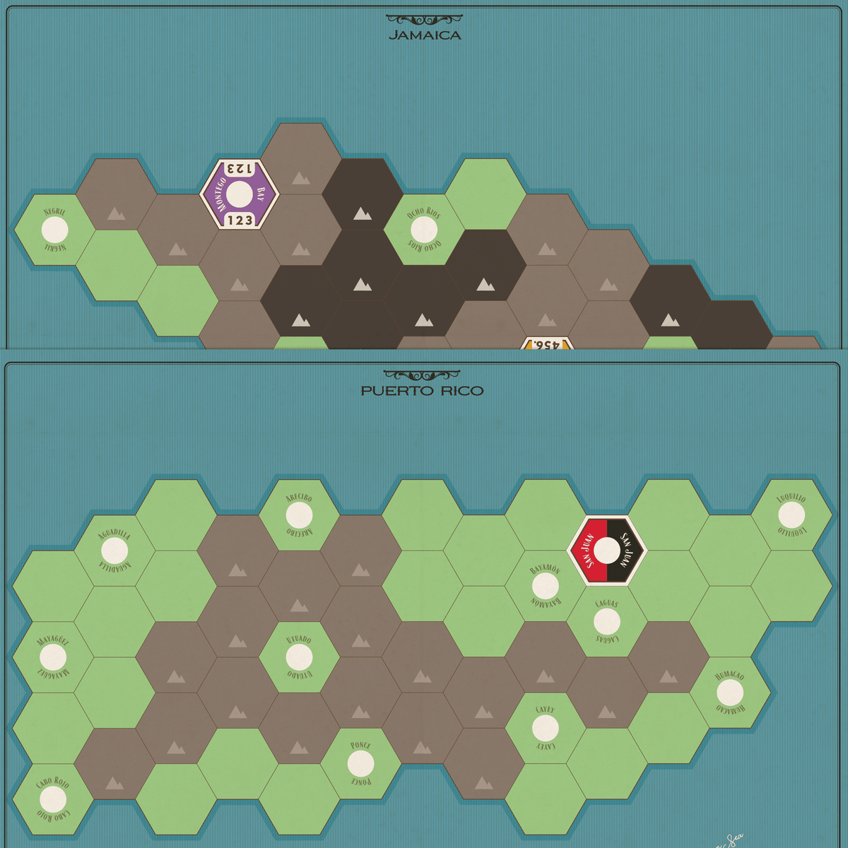 Age of Steam Expansion: Jamaica / Puerto Rico