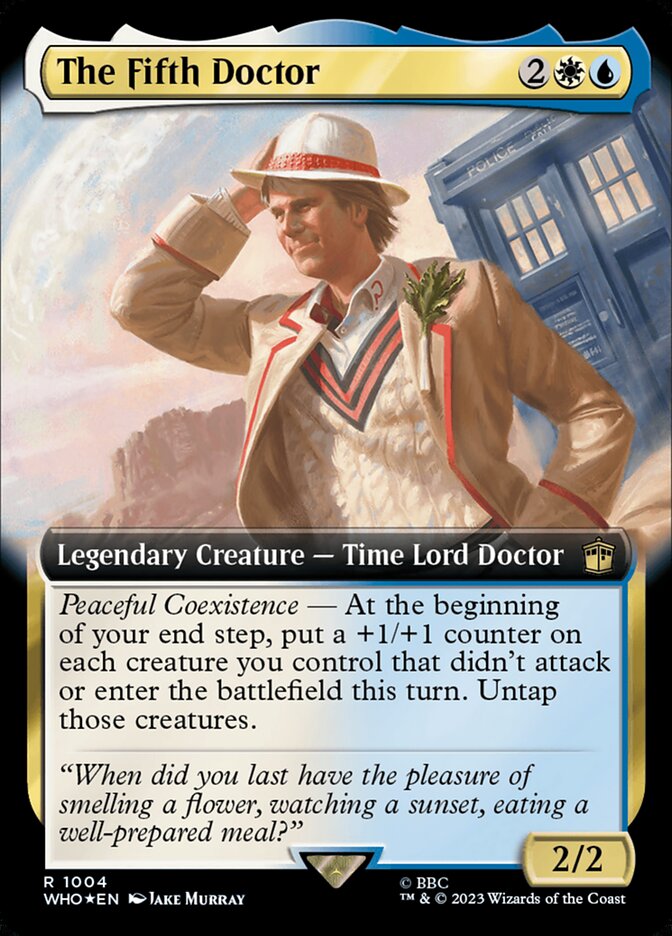 The Fifth Doctor (Extended Art) (Surge Foil)