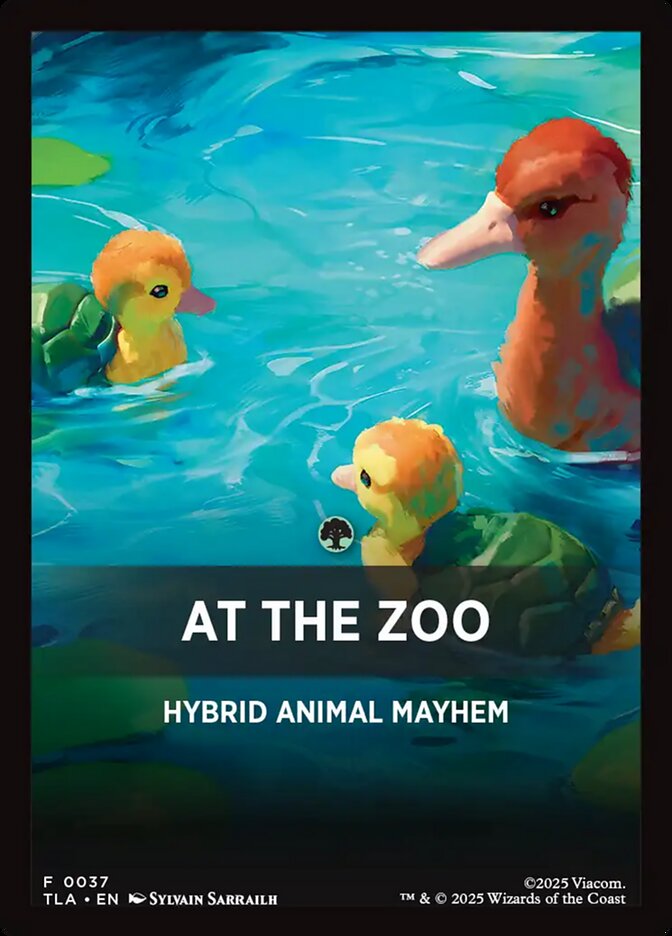 At The Zoo Theme Card