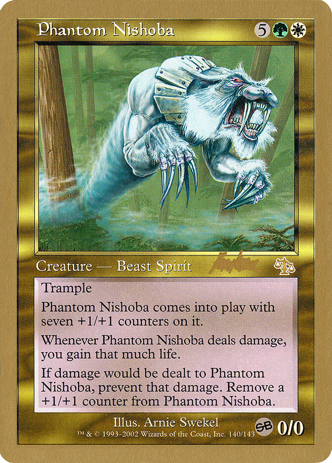 Phantom Nishoba - 2002 Brian Kibler (JUD) (SB)