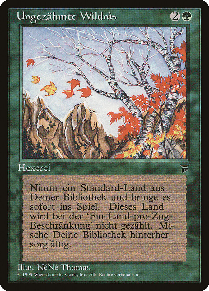 Untamed Wilds (German) - "Ungezahmte Wildnis"