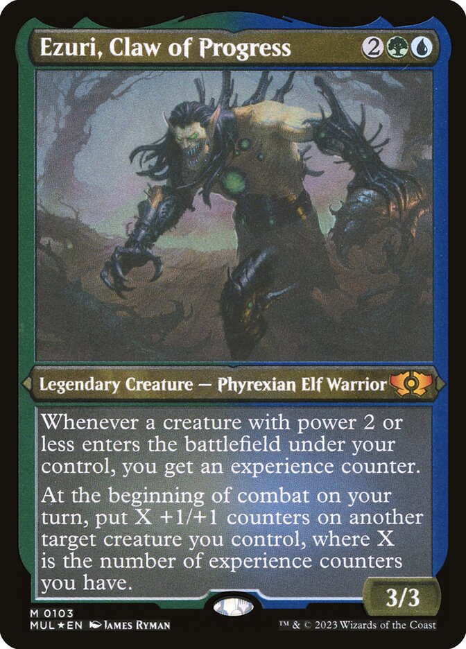 Ezuri, Claw of Progress (Foil Etched)