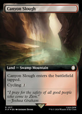 Canyon Slough (Extended Art) (Surge Foil) - Magic: The Gathering