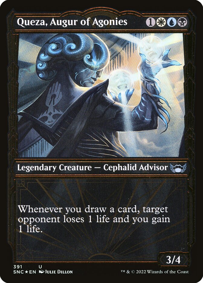 Queza, Augur of Agonies (Gilded Foil)
