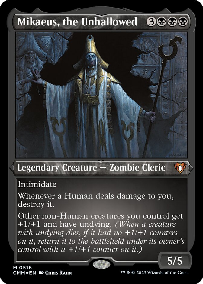 Mikaeus, the Unhallowed (Foil Etched)