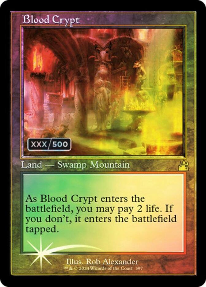 Blood Crypt (Retro Frame) (Serial Numbered)