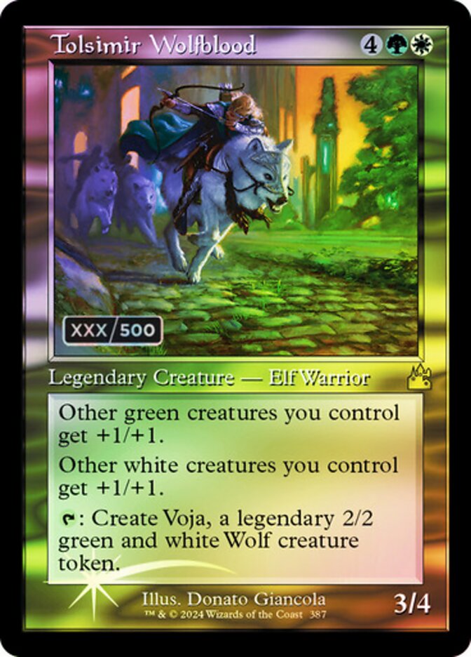 Tolsimir Wolfblood (Retro Frame) (Serial Numbered)