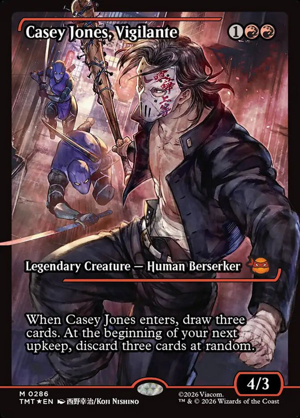 Casey Jones, Vigilante (0286) (Showcase) - Magic: The Gathering