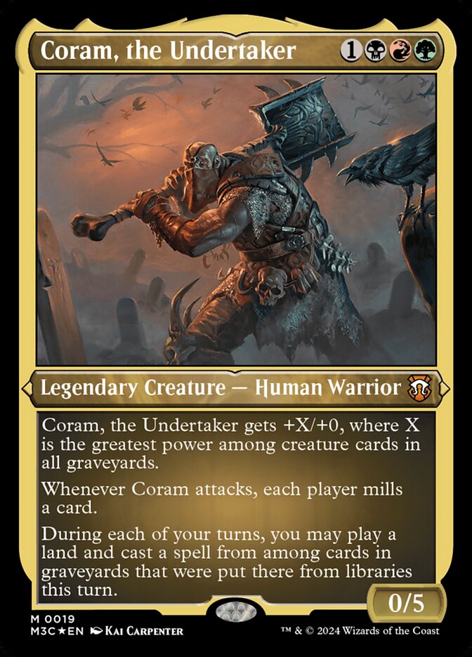 Coram, the Undertaker (Foil Etched)