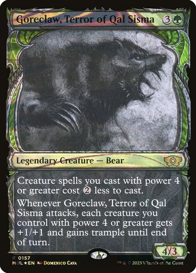 Goreclaw, Terror of Qal Sisma (Halo Foil)