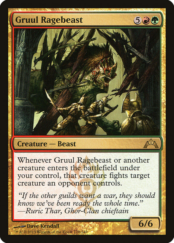 Gruul Ragebeast (GTC 170) - Magic: The Gathering