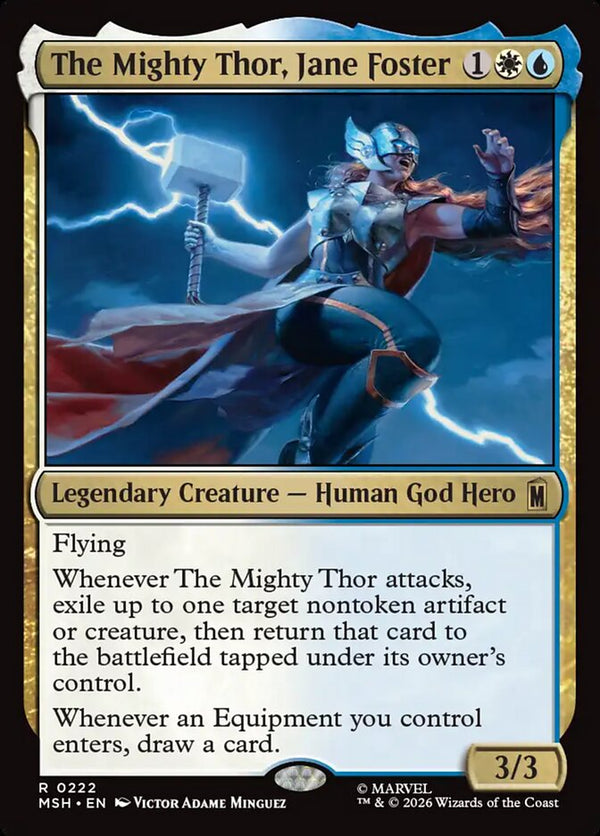 The Mighty Thor, Jane Foster (MSH 222) - Magic: The Gathering