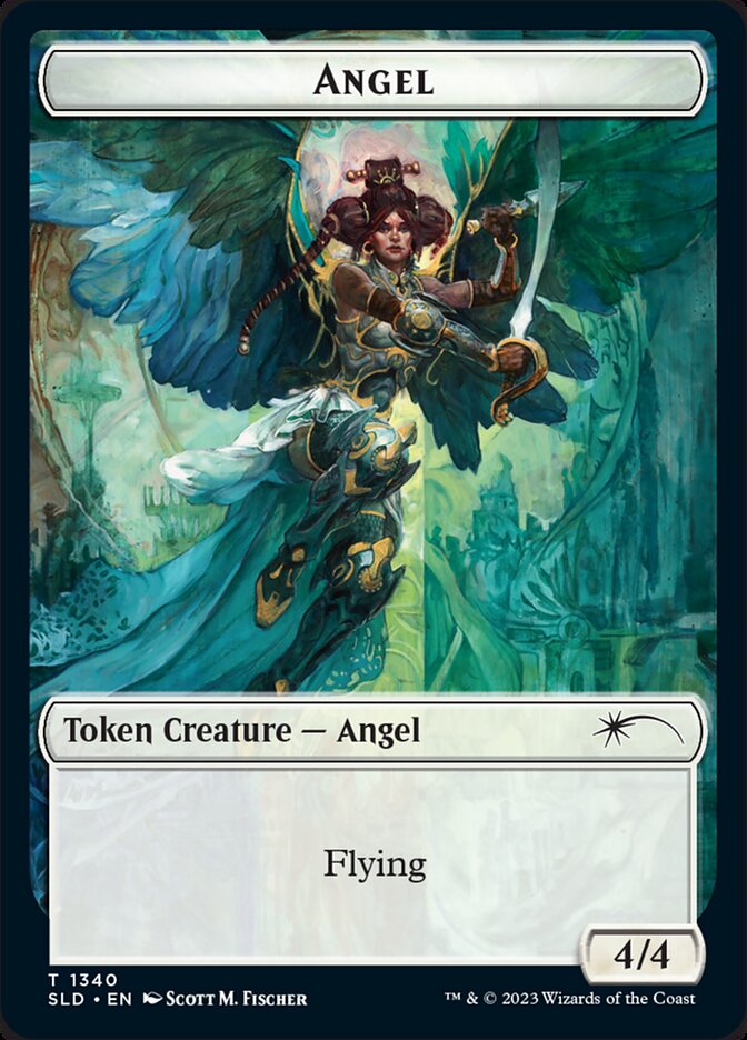 Angel (SLD) // Soldier (GRN) Double-sided Token