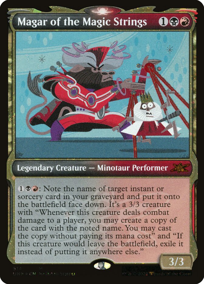 Magar of the Magic Strings (Showcase) (Galaxy Foil)