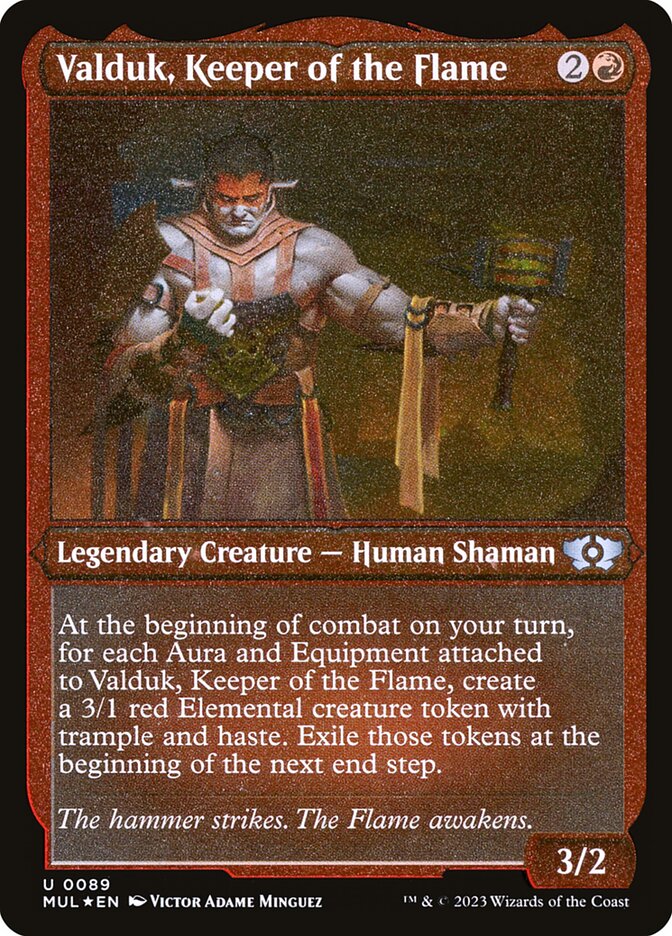 Valduk, Keeper of the Flame (Foil Etched)