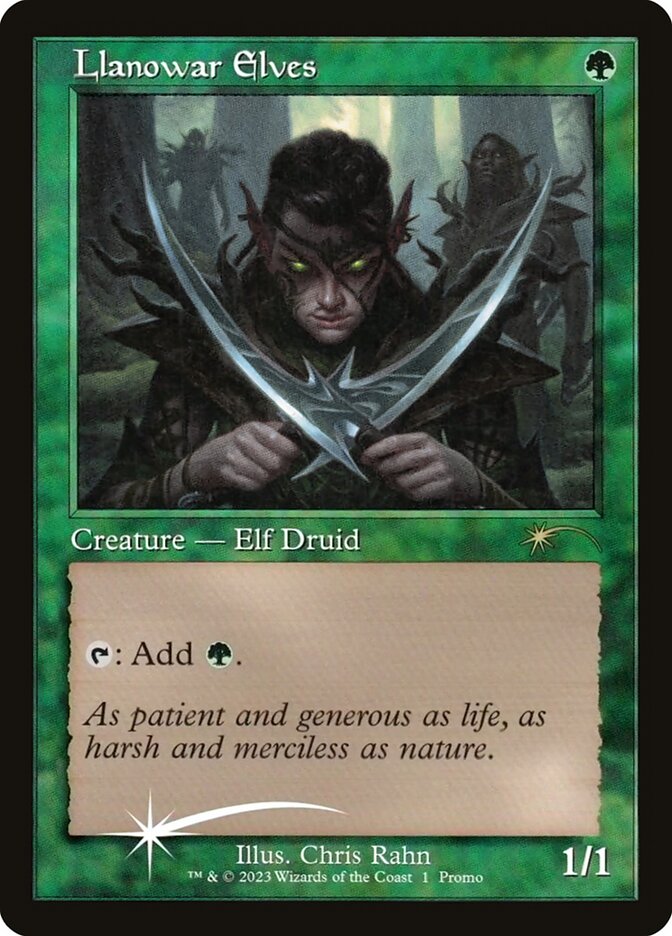 Llanowar Elves (Retro Frame)