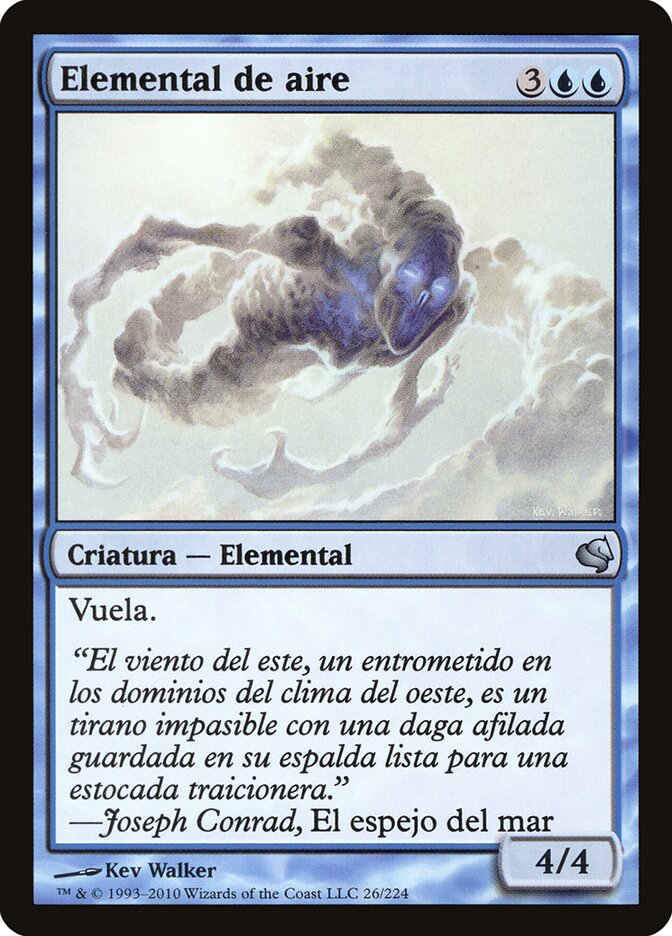 Air Elemental (Spanish) - "Elemental de aire"