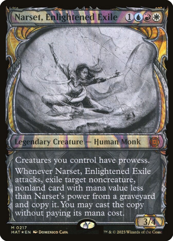 Narset, Enlightened Exile (Halo Foil)