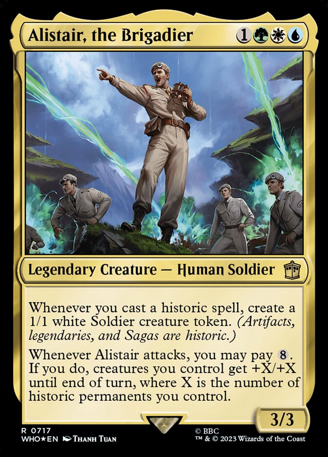 Alistair, the Brigadier (Surge Foil)