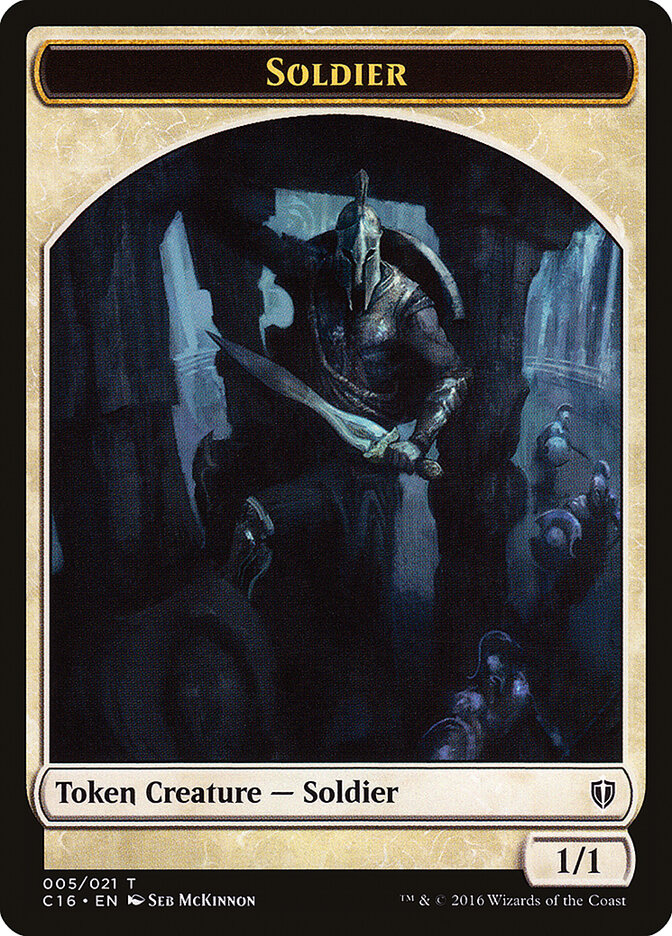 Soldier // Squid Double-Sided Token