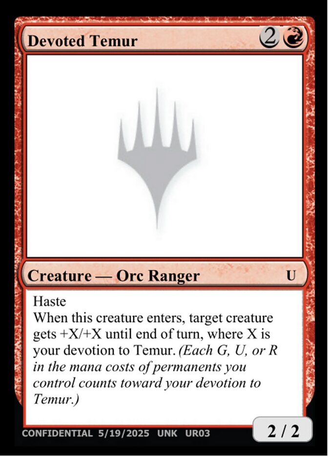 Devoted Temur