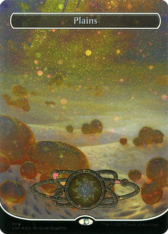 Plains (486) (Borderless) (Galaxy Foil)