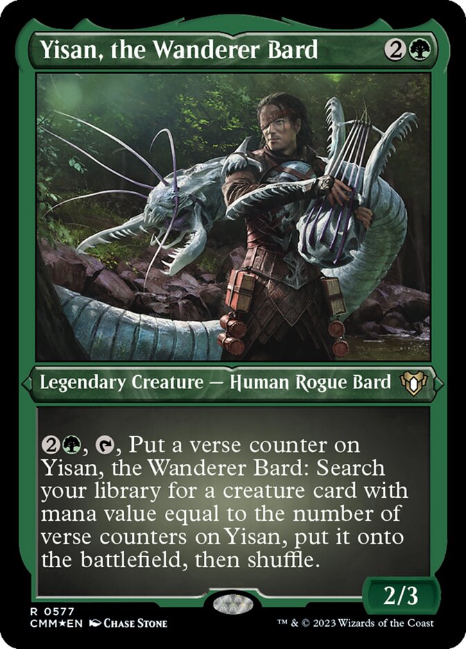 Yisan, the Wanderer Bard (Foil Etched)