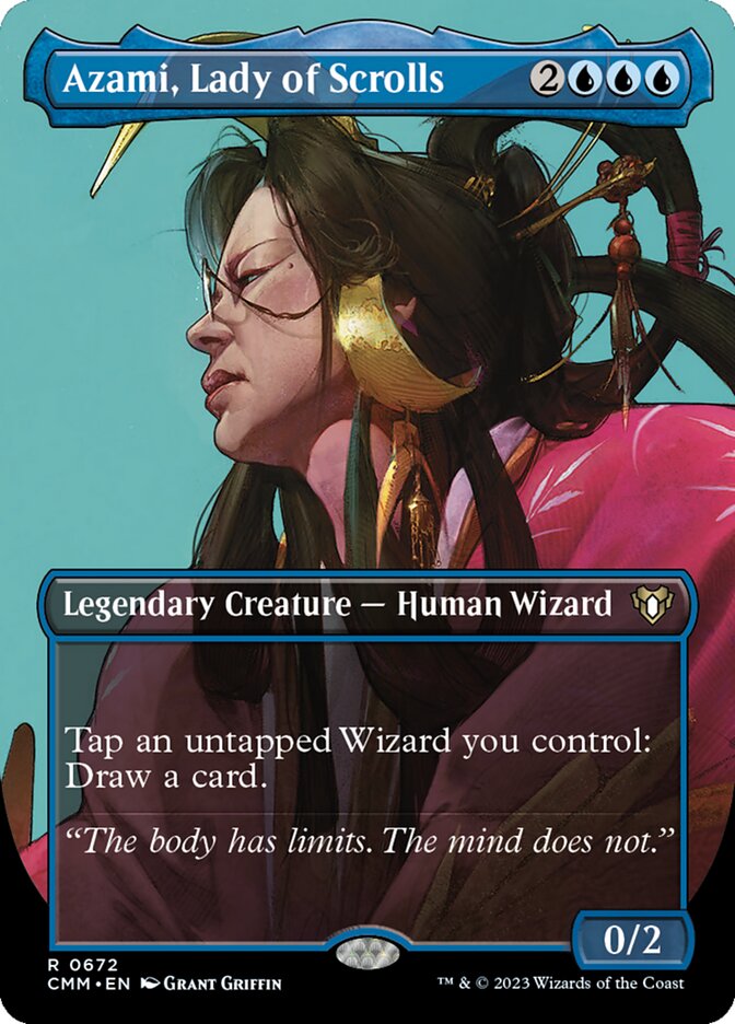 Azami, Lady of Scrolls (Borderless)