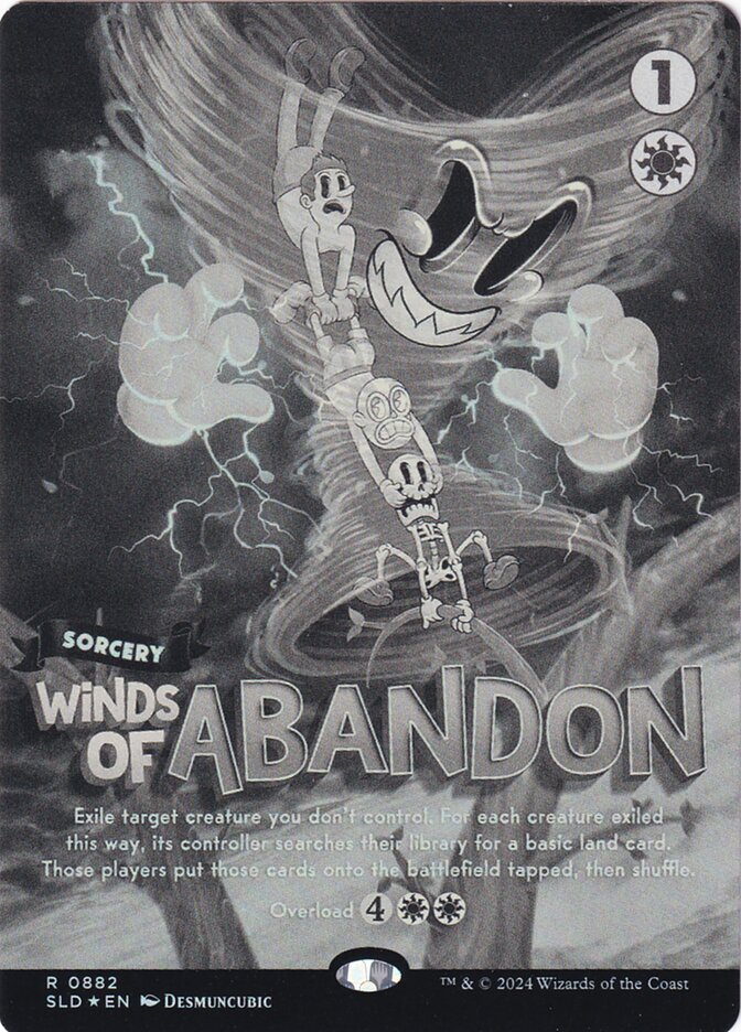 Winds of Abandon (Black & White Foil)