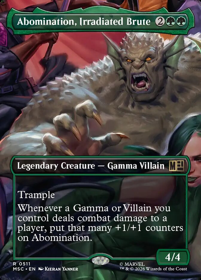 Abomination, Irradiated Brute (Borderless)