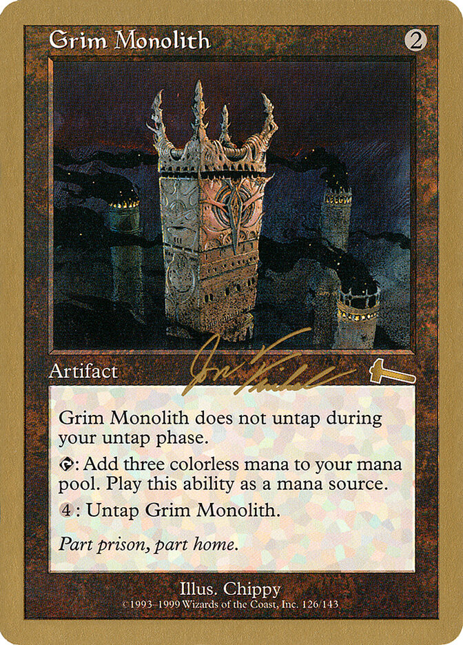 Grim Monolith - 2000 Jon Finkel (ULG)