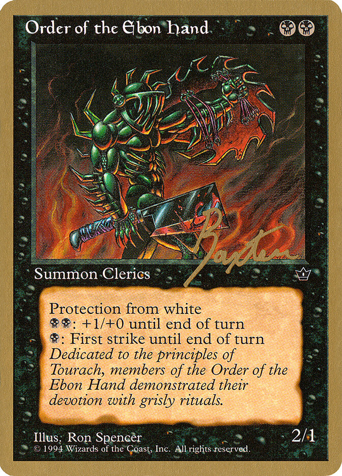 Order of the Ebon Hand (Spencer) - 1996 George Baxter (FEM)