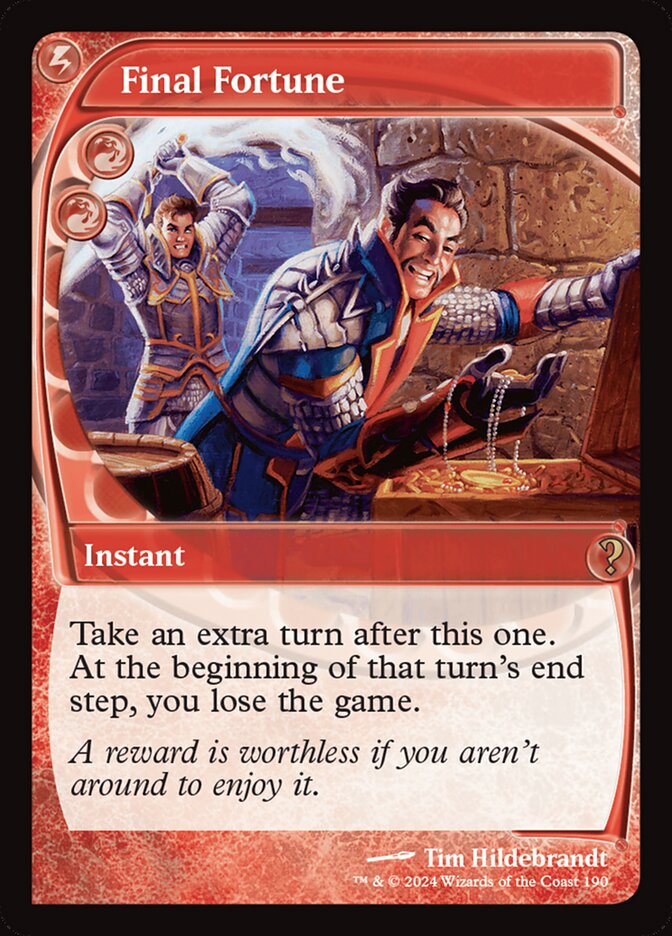 Final Fortune (Future Sight)