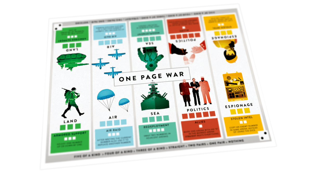 One Page War