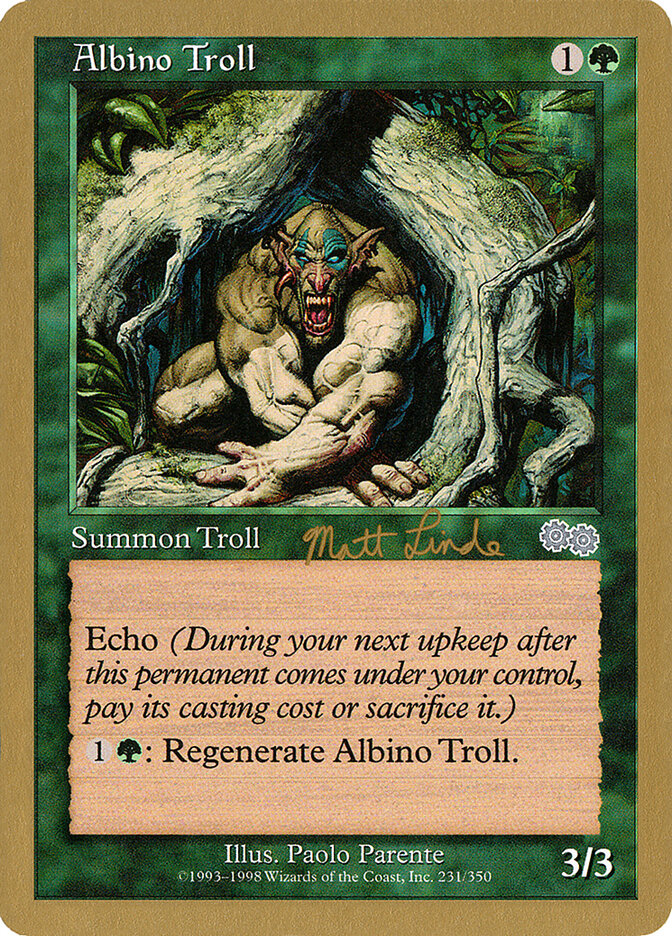 Albino Troll - 1999 Matt Linde (USG)