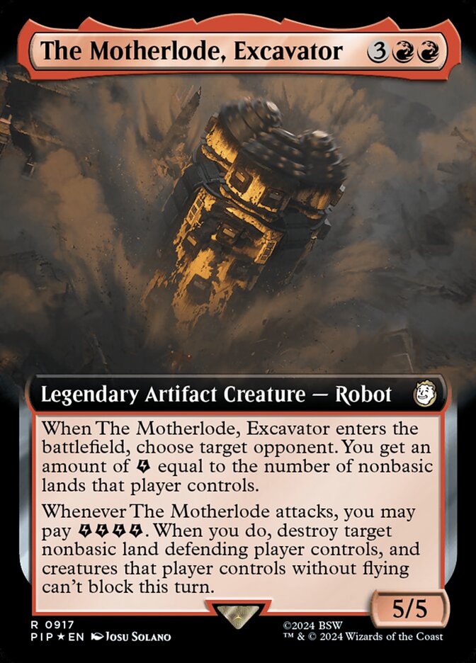The Motherlode, Excavator (Extended Art) (Surge Foil)