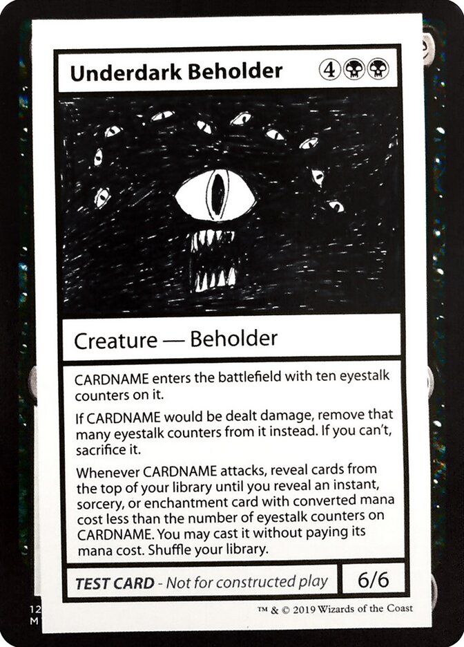 Underdark Beholder (No PW Symbol)